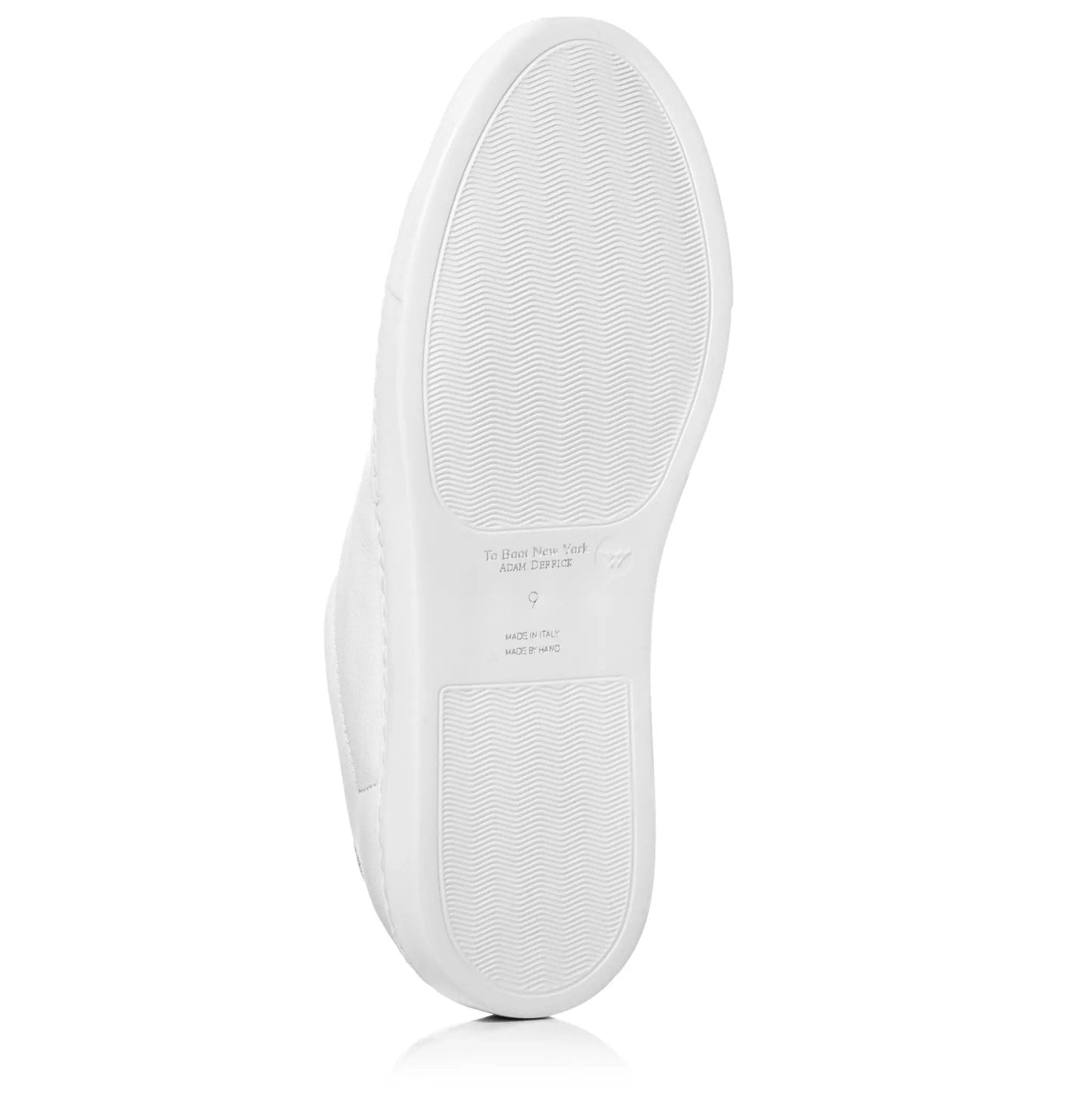 Cale White Calf Elastic Sneaker - To Boot New York