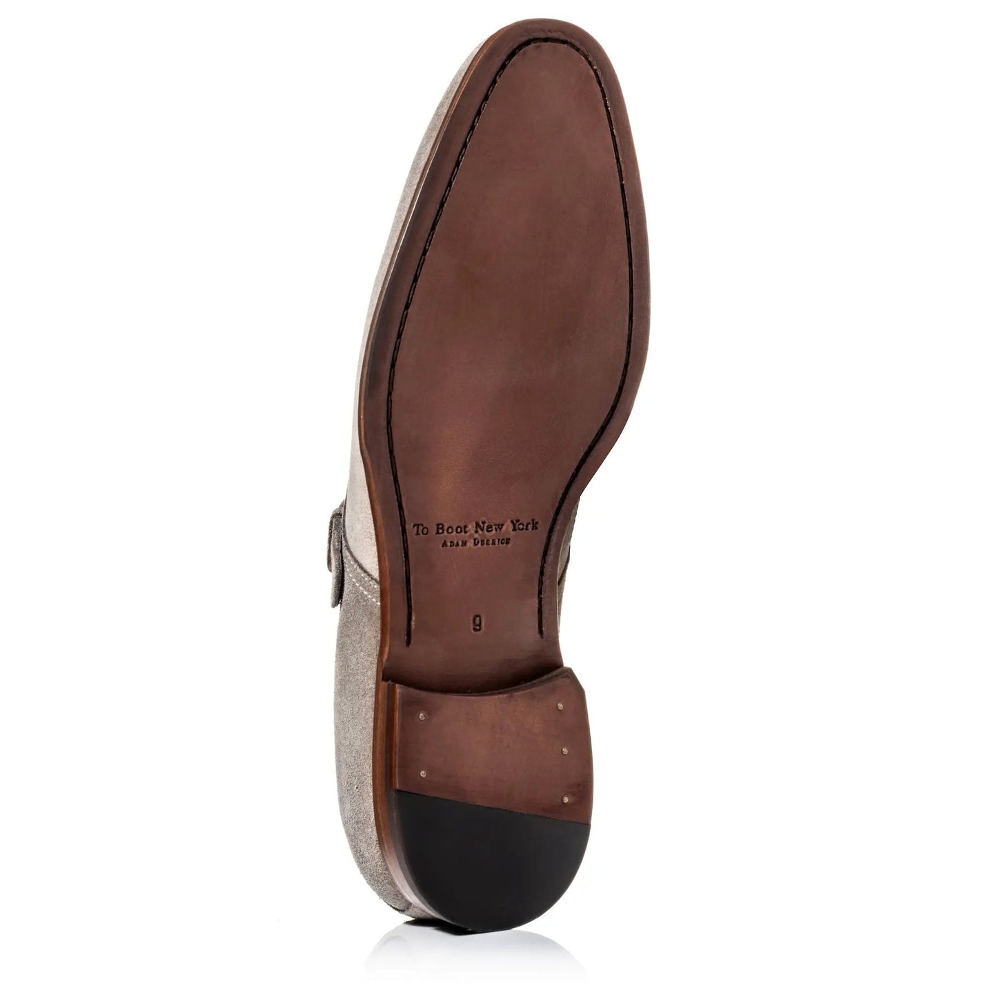 Bower Taupe Suede Monkstrap - To Boot New York