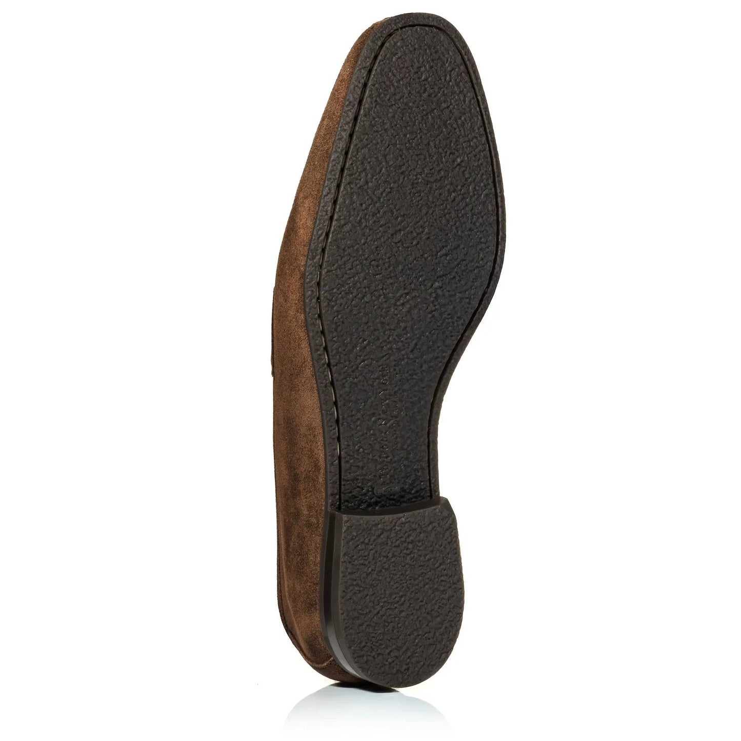 Jenner Medium Brown Suede Penny Loafer - To Boot New York