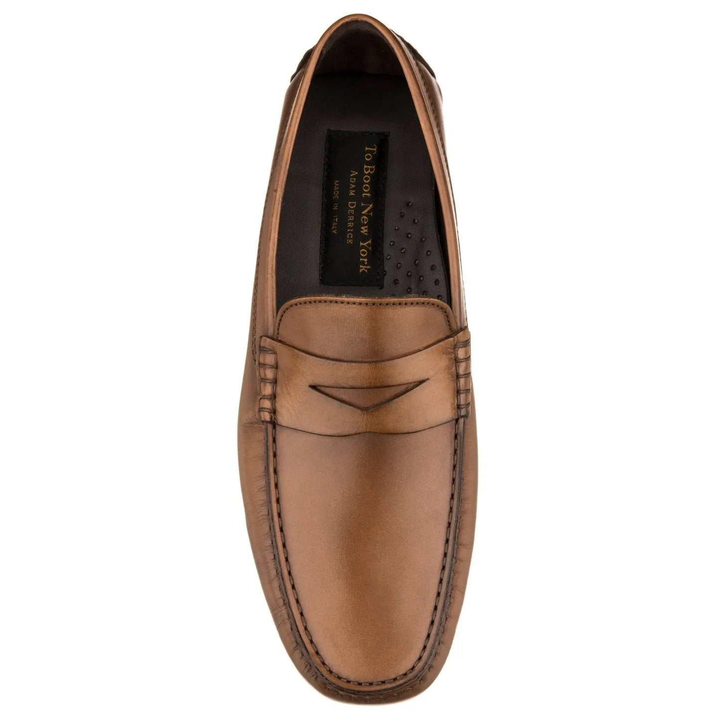 Palo Alto Burnished Tan Penny Driving Loafer - To Boot New York
