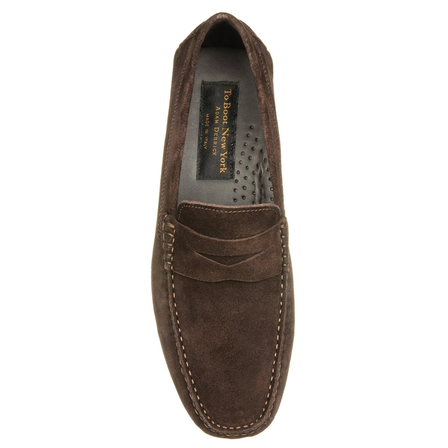 Mitchum Dark Brown Suede Driving Shoe - To Boot New York