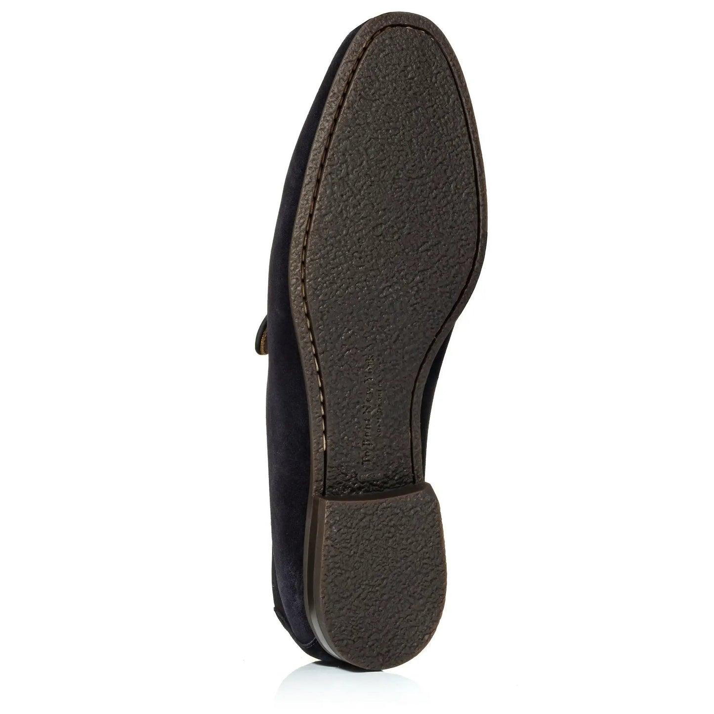 Calistoga Navy Blue Suede Tassel Loafer - To Boot New York