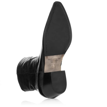 Augustus Black Leather Western Boot - To Boot New York