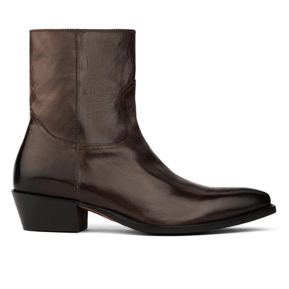 Augustus Brown Leather Western Boot - To Boot New York