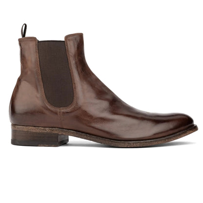 Bedell Dark Brown Leather Chelsea Boot - To Boot New York