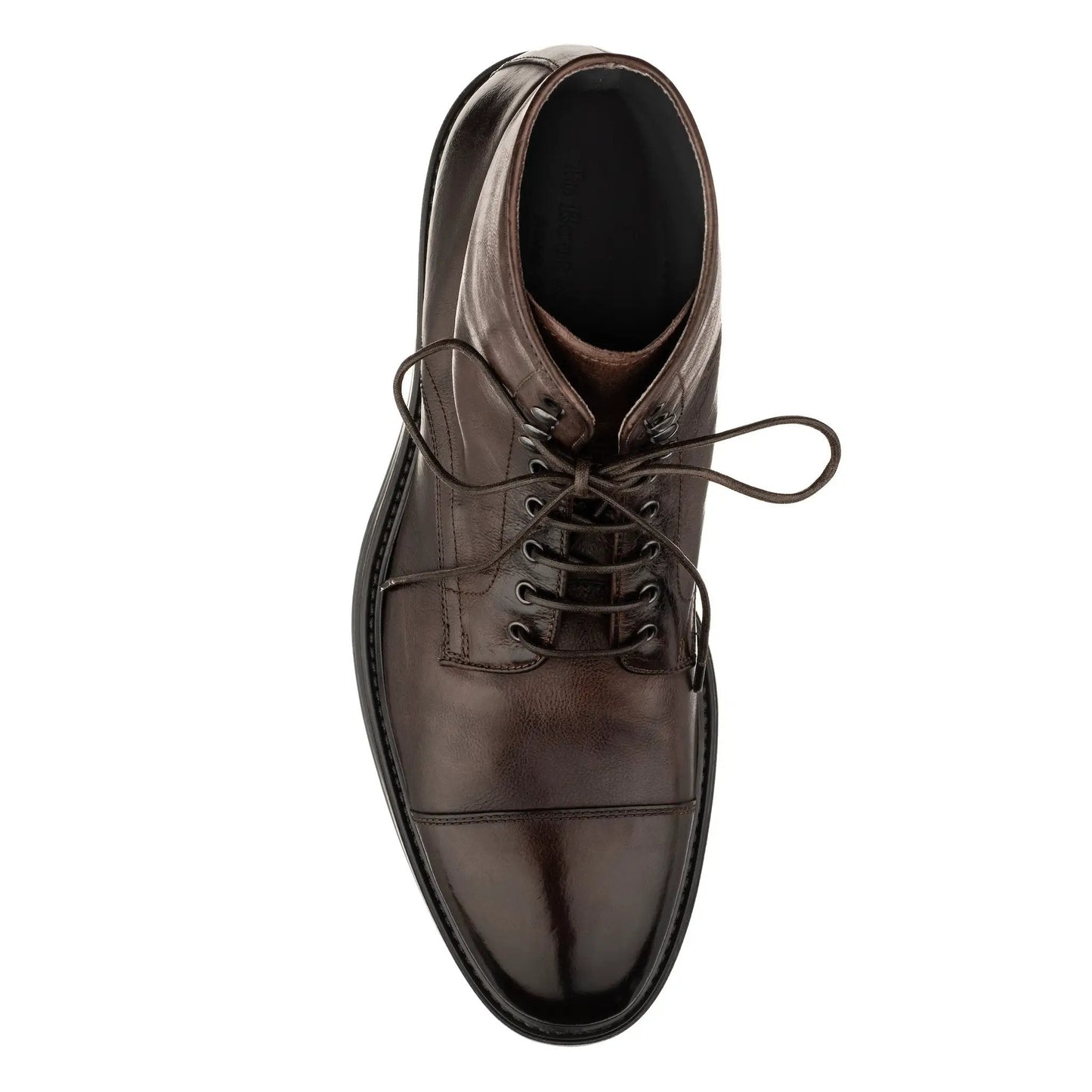 Burkett Dark Brown Cap Toe Boot - To Boot New York