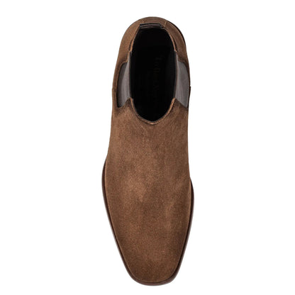 Christophe Chocolate Suede Chelsea Boot - To Boot New York