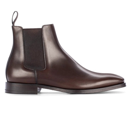 Christophe Dark Brown Calf Leather Chelsea Boot - To Boot New York