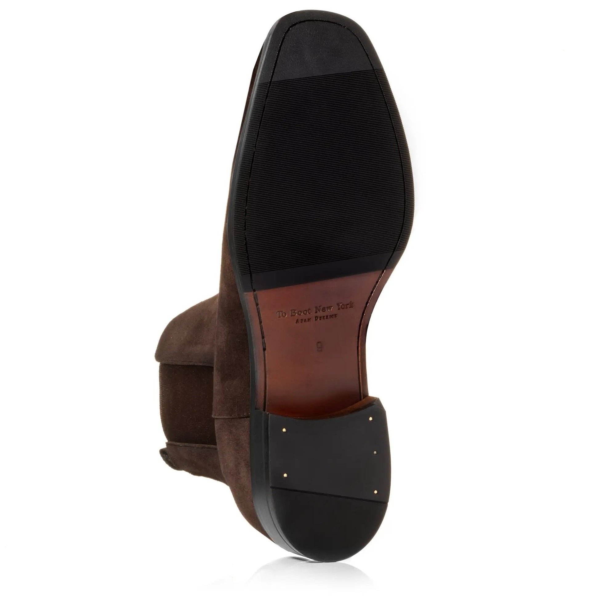 Christophe Dark Brown Suede Chelsea Boot - To Boot New York