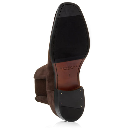 Christophe Dark Brown Suede Chelsea Boot - To Boot New York