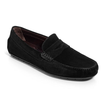 Adelaide Black Suede Driving Shoe - To Boot New York