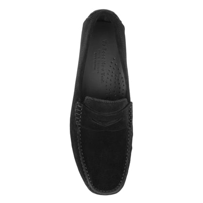 Adelaide Black Suede Driving Shoe - To Boot New York