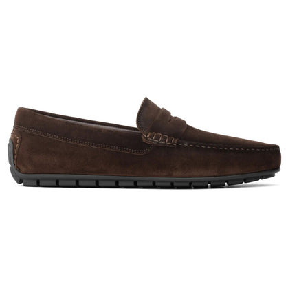 Adelaide Brown Aero Suede Driving Shoe - To Boot New York