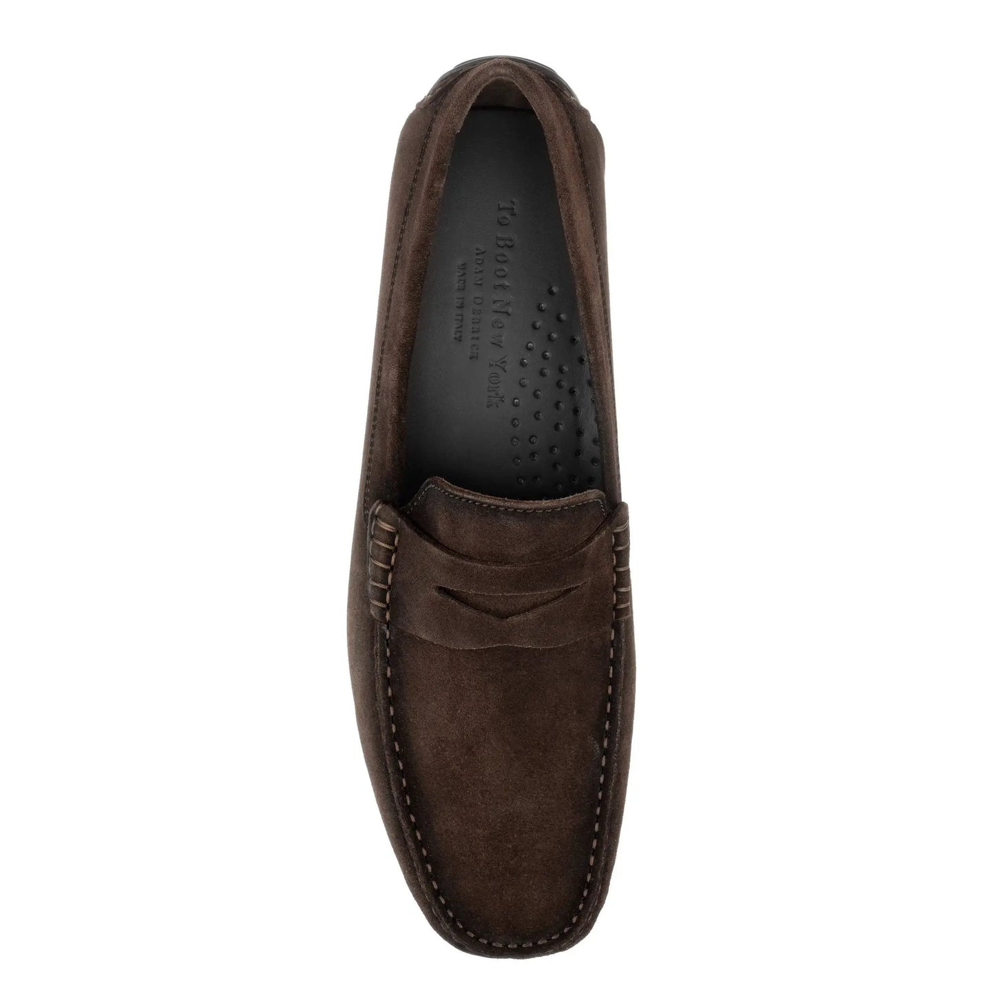 Adelaide Brown Aero Suede Driving Shoe - To Boot New York