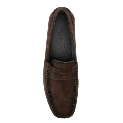 Adelaide Brown Aero Suede Driving Shoe - To Boot New York