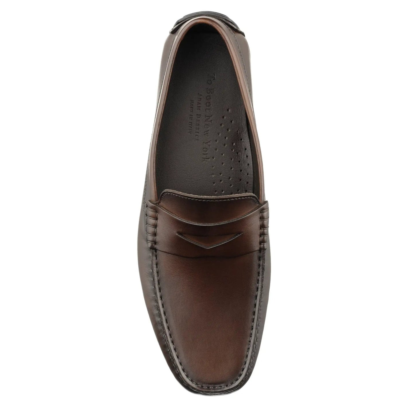 Adelaide Dark Brown Calf Leather Driving Shoe - To Boot New York