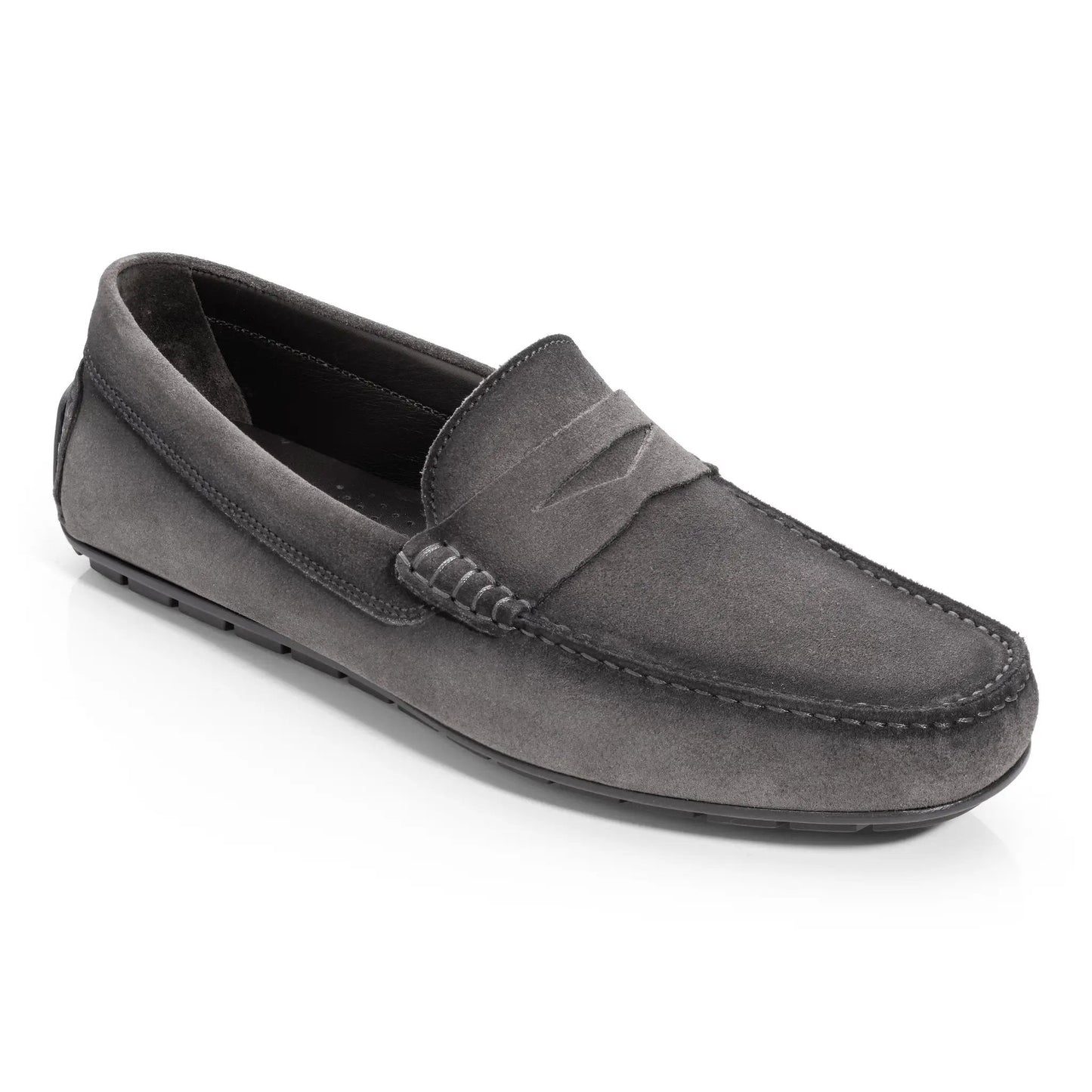 Adelaide Grey Aero Suede Driving Shoe - To Boot New York