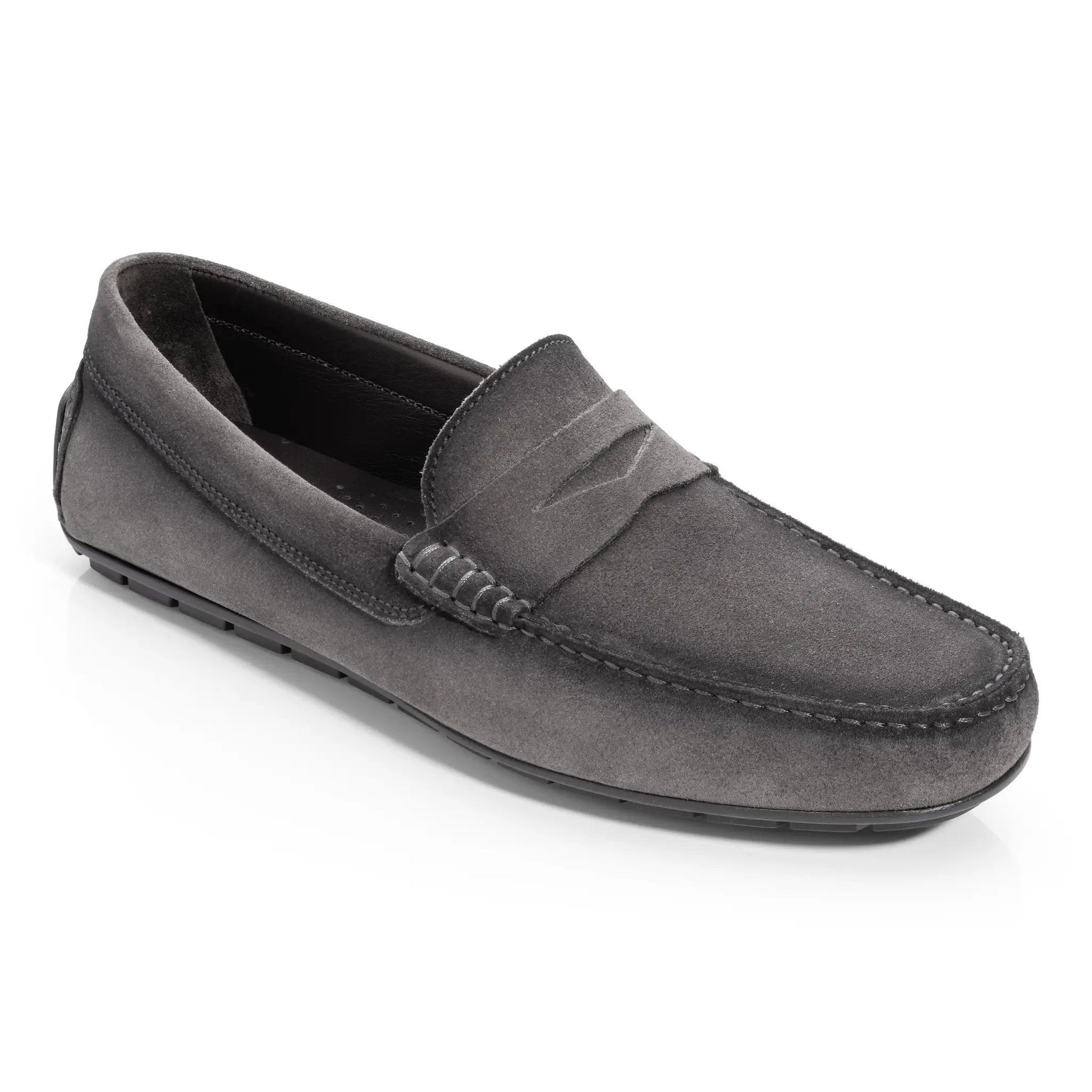 Adelaide Grey Aero Suede Driving Shoe - To Boot New York