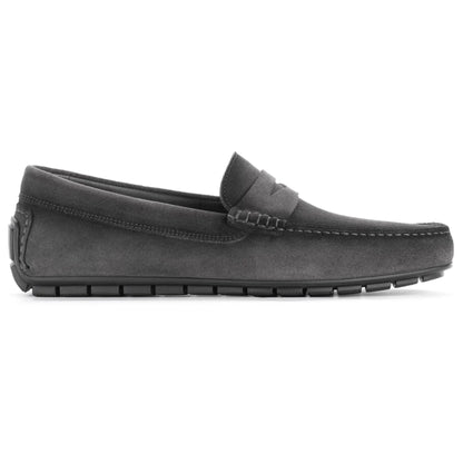 Adelaide Grey Aero Suede Driving Shoe - To Boot New York