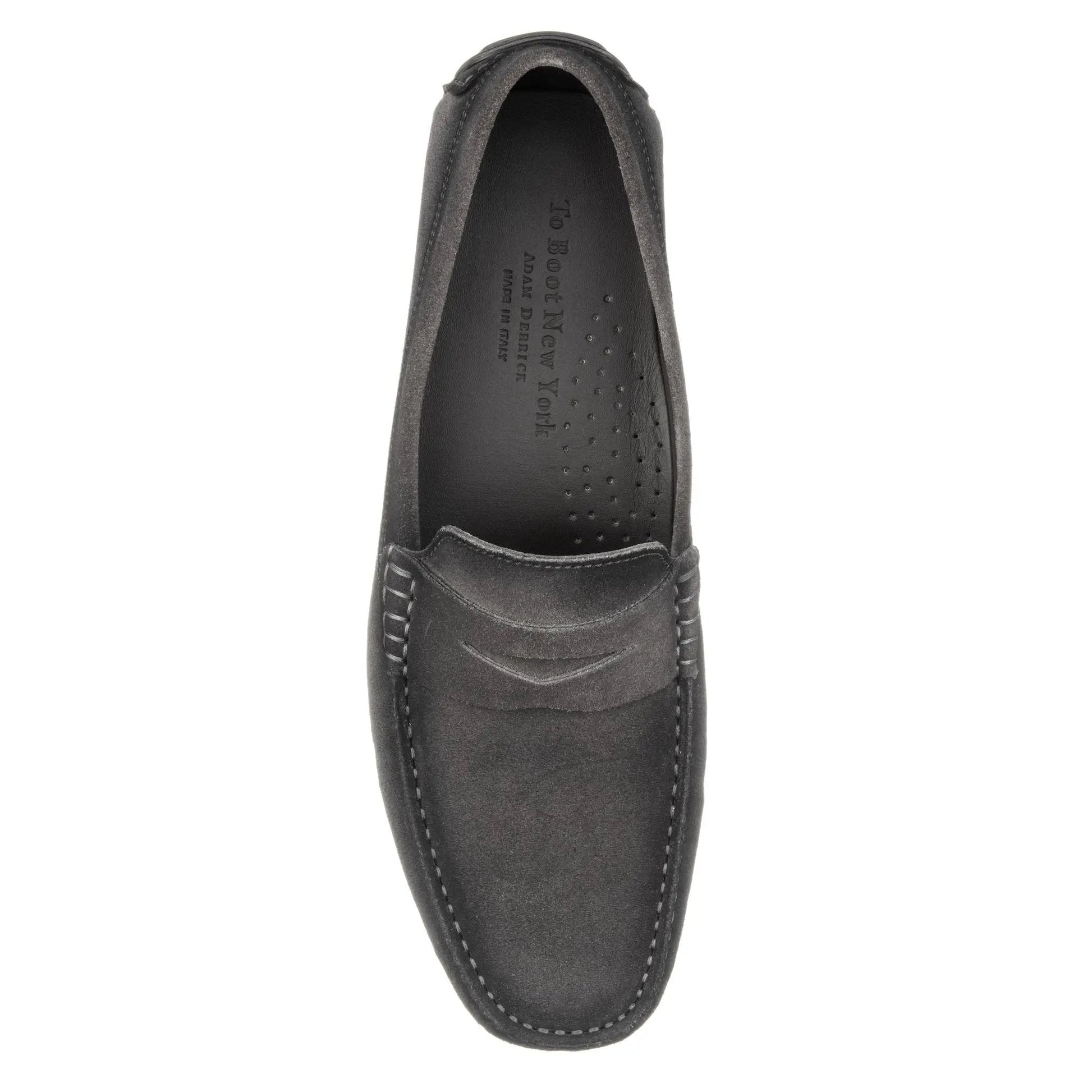 Adelaide Grey Aero Suede Driving Shoe - To Boot New York