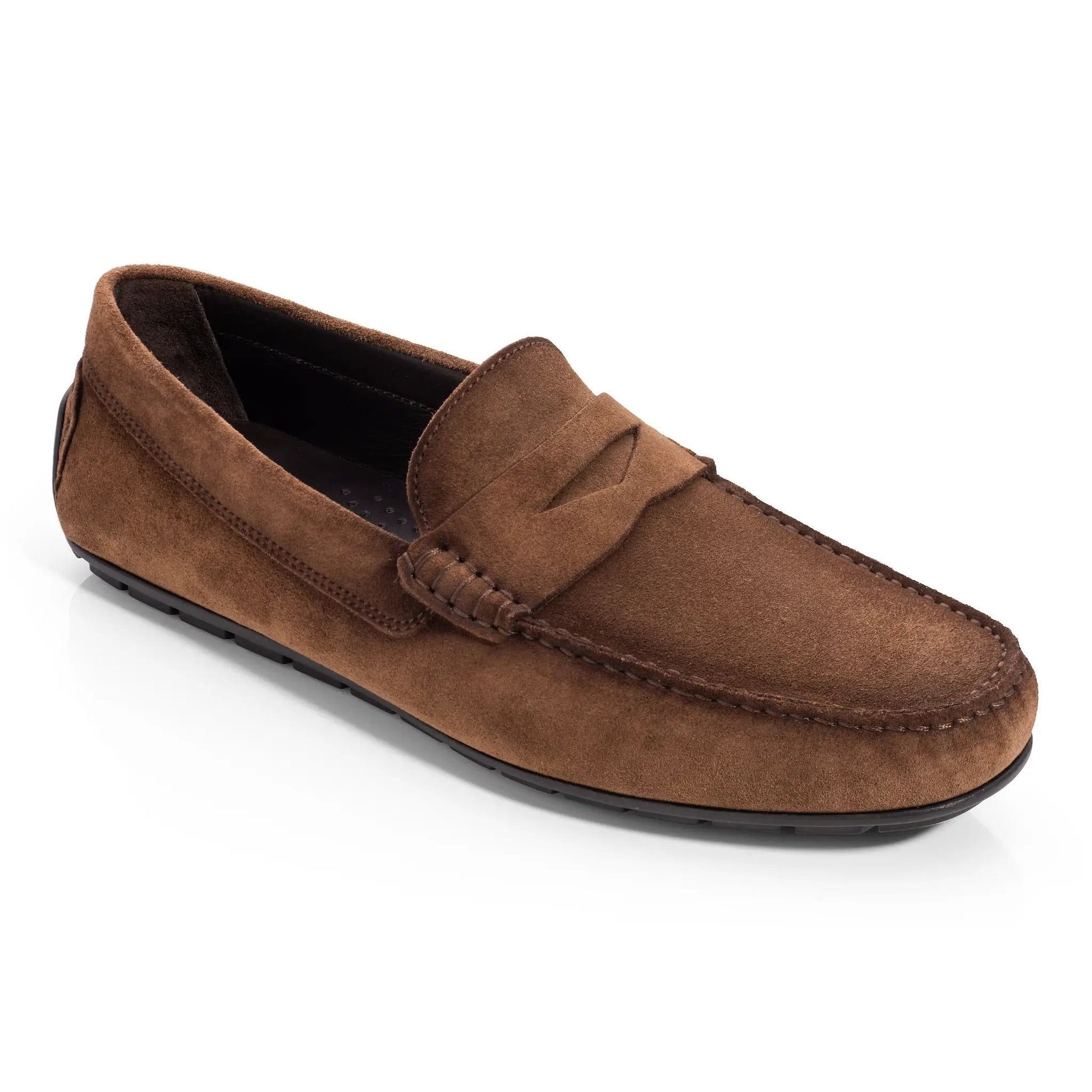Adelaide Mid Brown Aero Suede Driving Shoe - To Boot New York