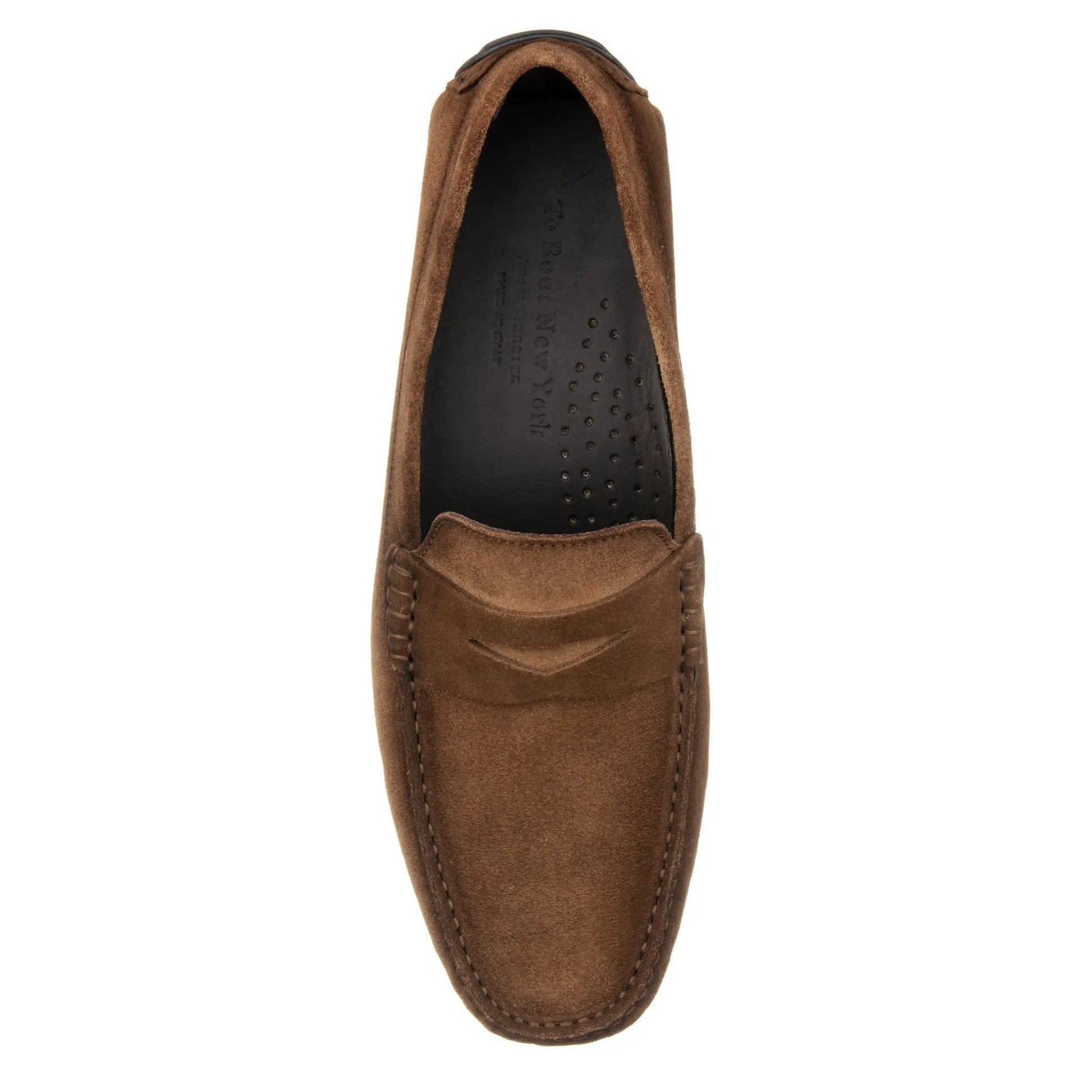 Adelaide Mid Brown Aero Suede Driving Shoe - To Boot New York