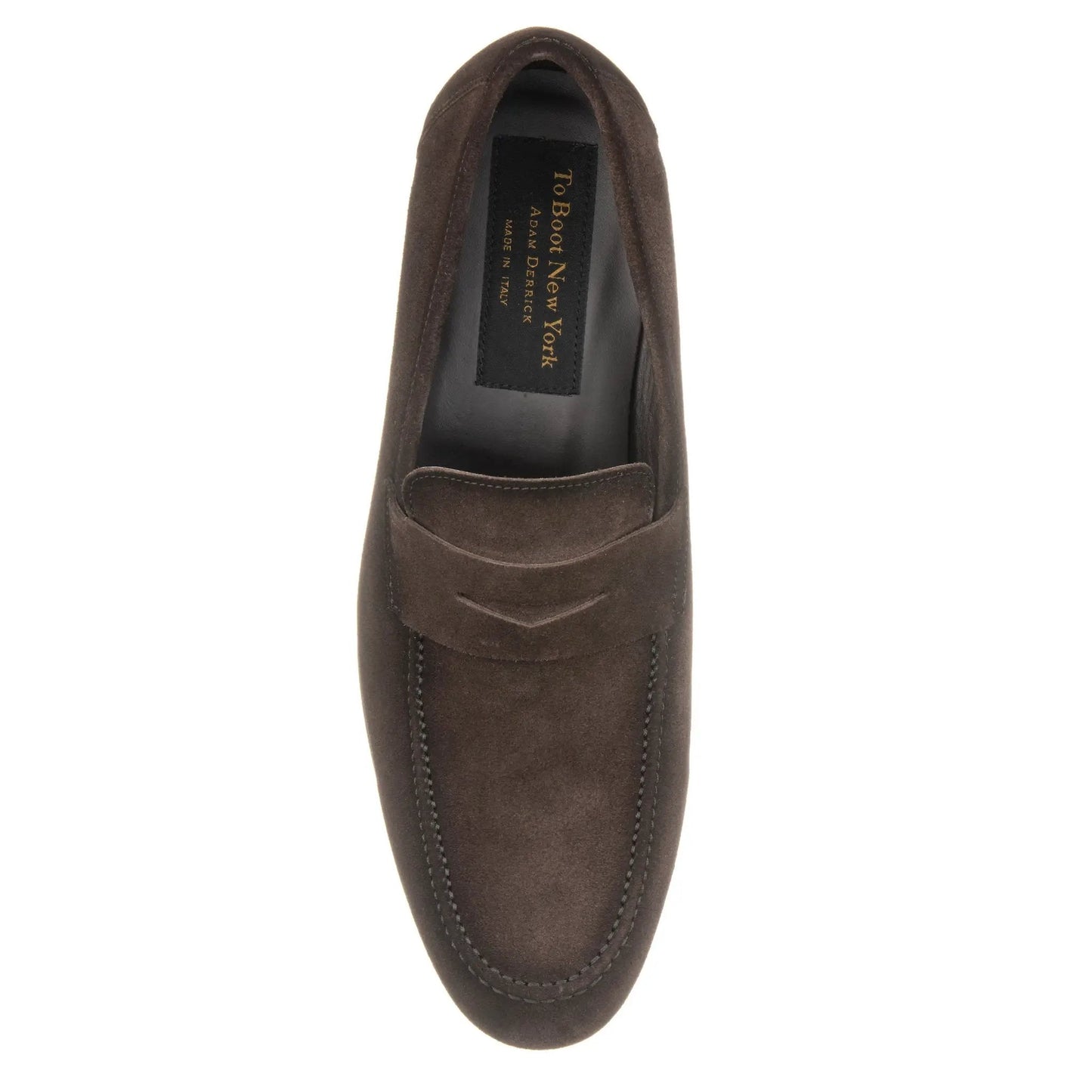 Aldrin Brown Aero Suede Penny Loafer - To Boot New York