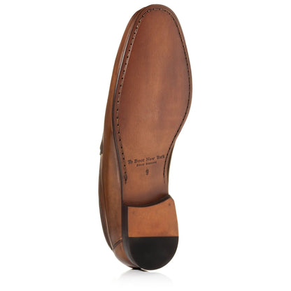 Aldrin Brown Calf Leather Penny Loafer - To Boot New York