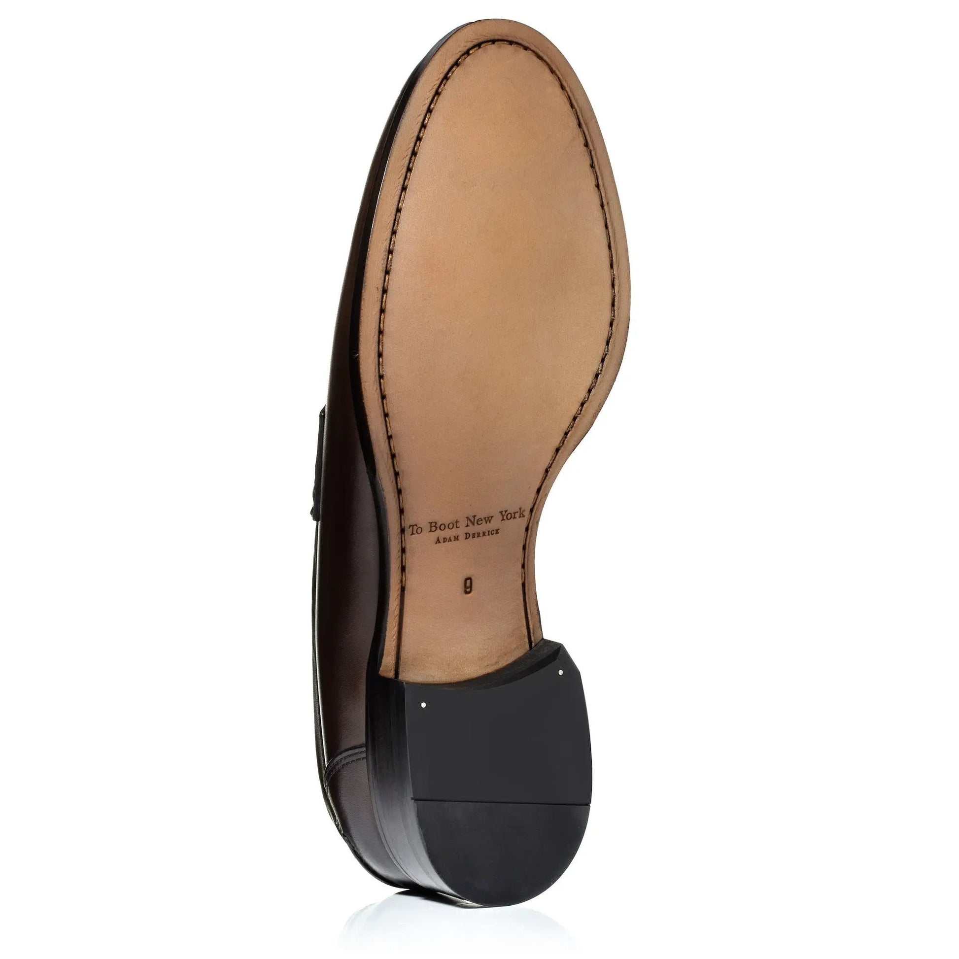Atlantis Dark Brown Full-Grain Calf Leather Penny Loafer - To Boot New York