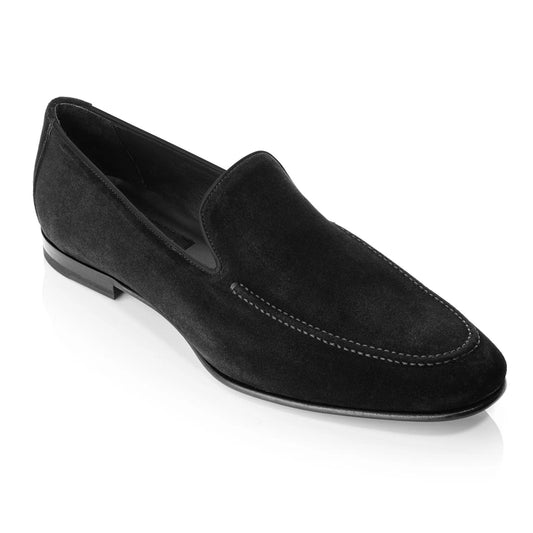 Beamon Black Suede Slip-On Loafer - To Boot New York