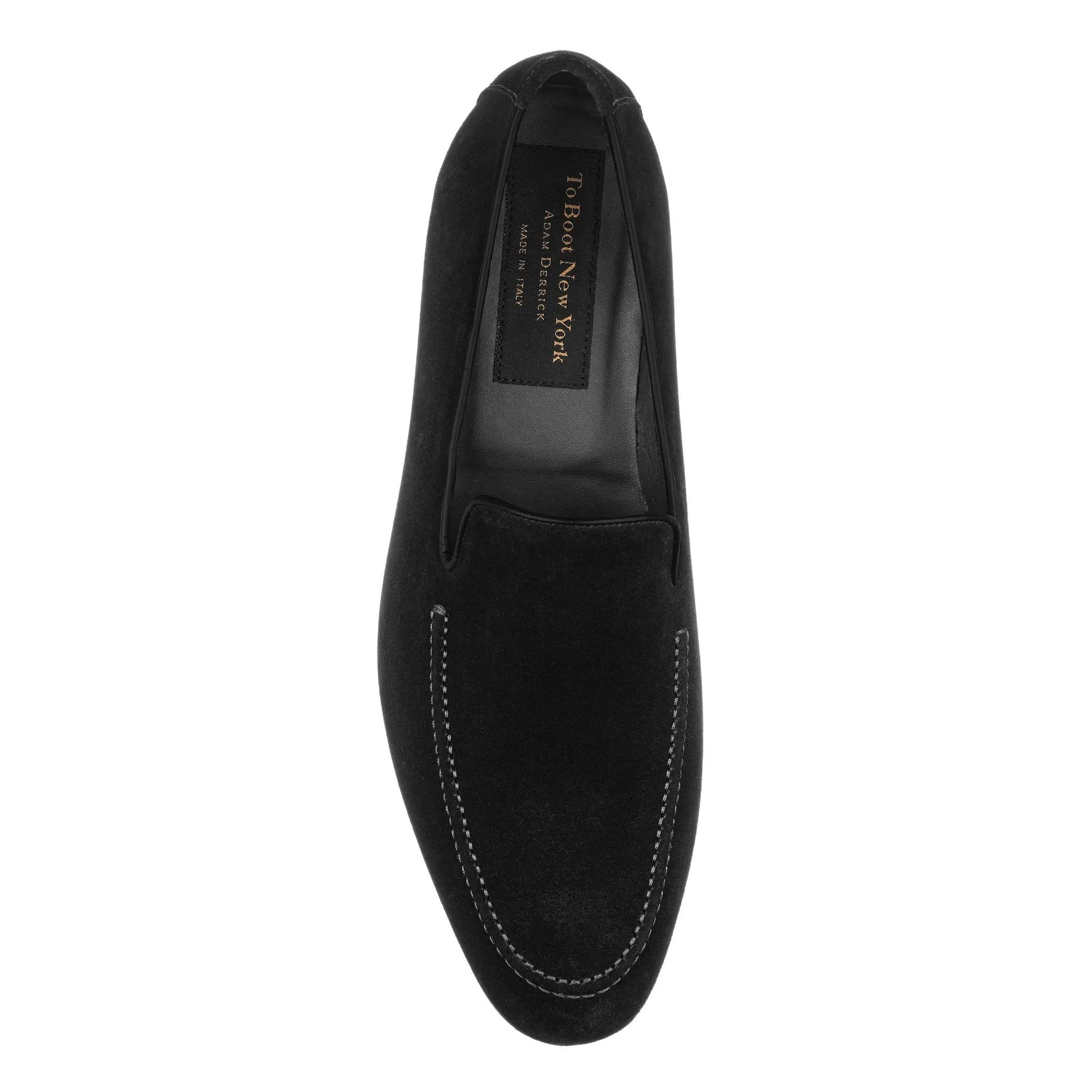 Beamon Black Suede Slip-On Loafer - To Boot New York