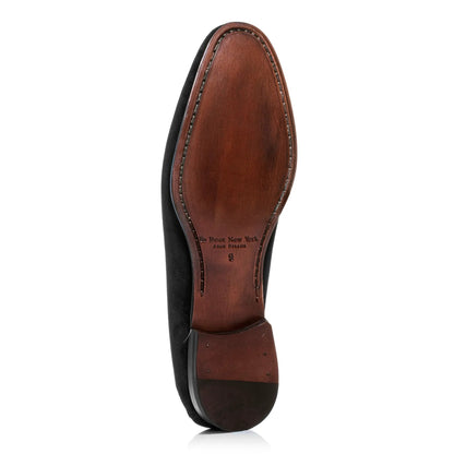 Beamon Black Suede Slip-On Loafer - To Boot New York