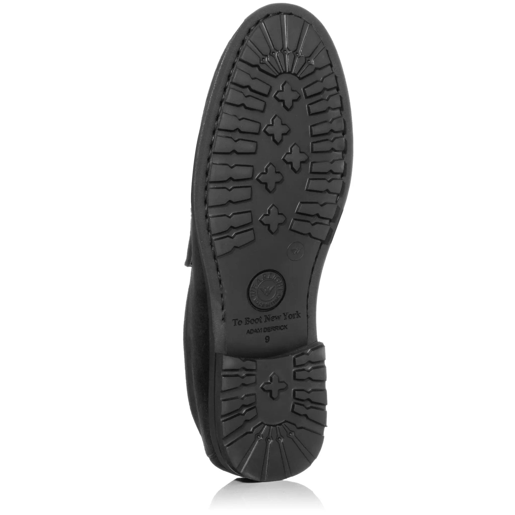 Belfast Black Suede Penny Loafer - To Boot New York