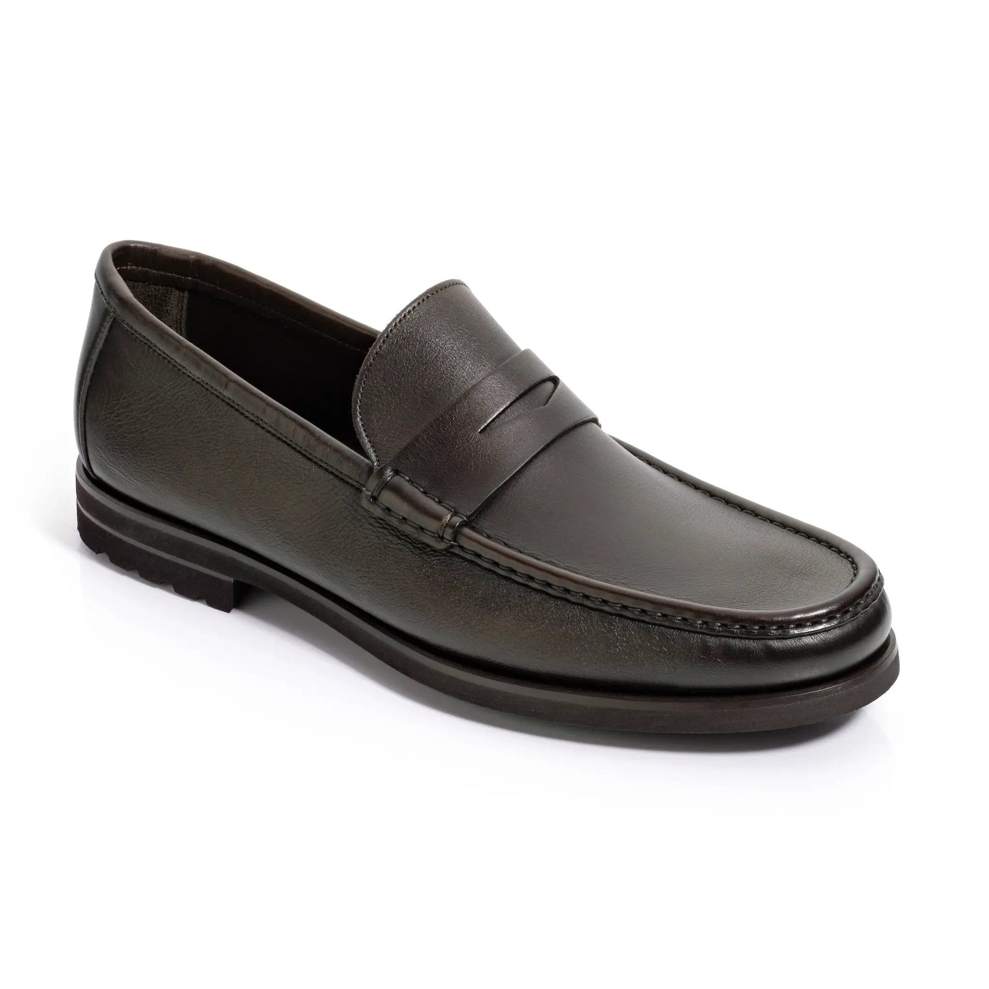 Belfast Dark Brown Calf Penny Loafer - To Boot New York