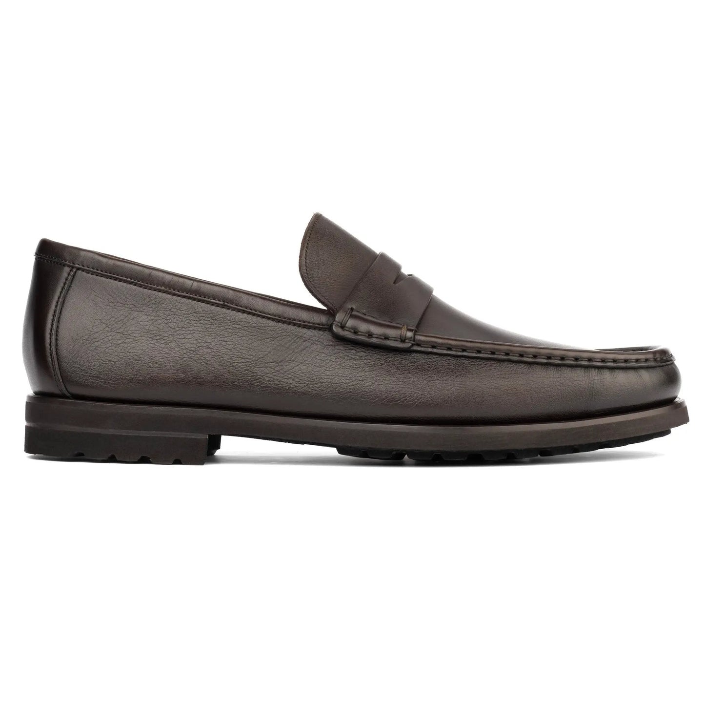 Belfast Dark Brown Calf Penny Loafer - To Boot New York