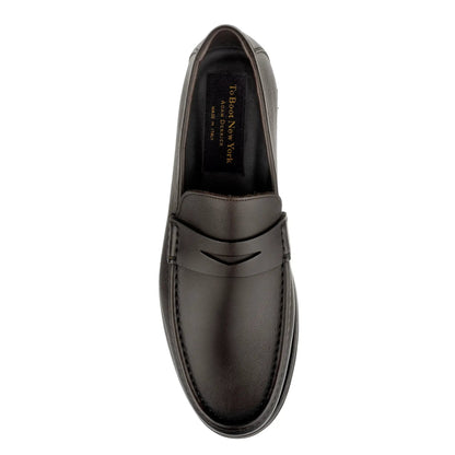 Belfast Dark Brown Calf Penny Loafer - To Boot New York
