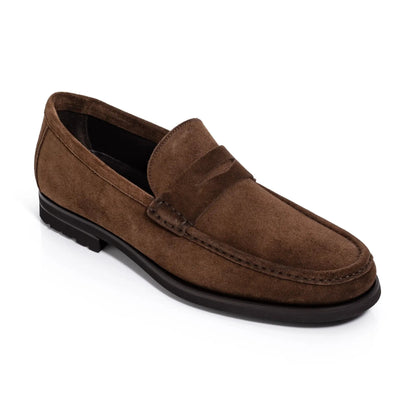 Belfast Mid Brown Suede Loafer - To Boot New York
