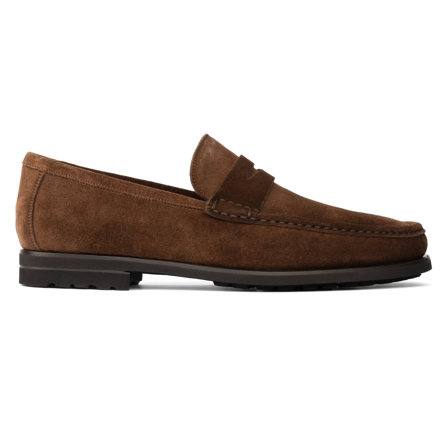 Belfast Mid Brown Suede Loafer - To Boot New York