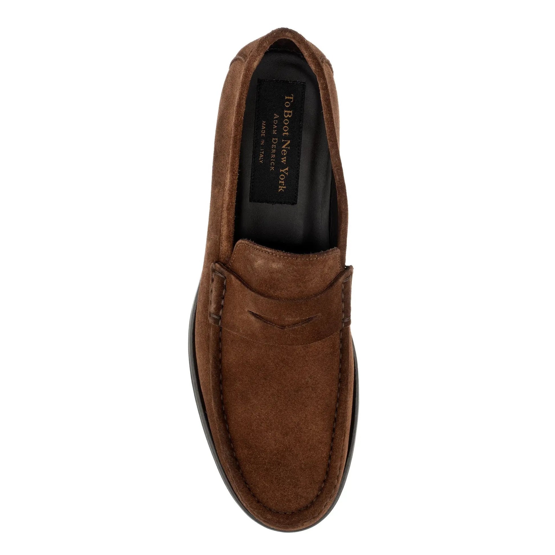 Belfast Mid Brown Suede Loafer - To Boot New York