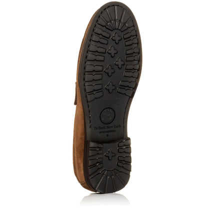 Belfast Mid Brown Suede Loafer - To Boot New York