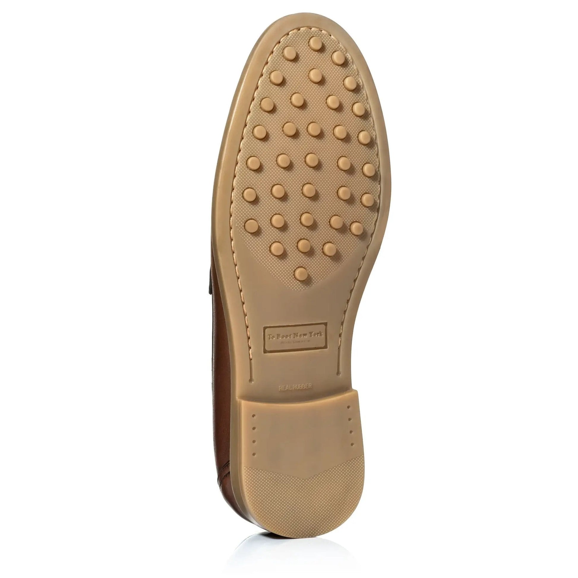 Bennett Burnished Tan Brown Baby Calf Leather Penny Loafer - To Boot New York