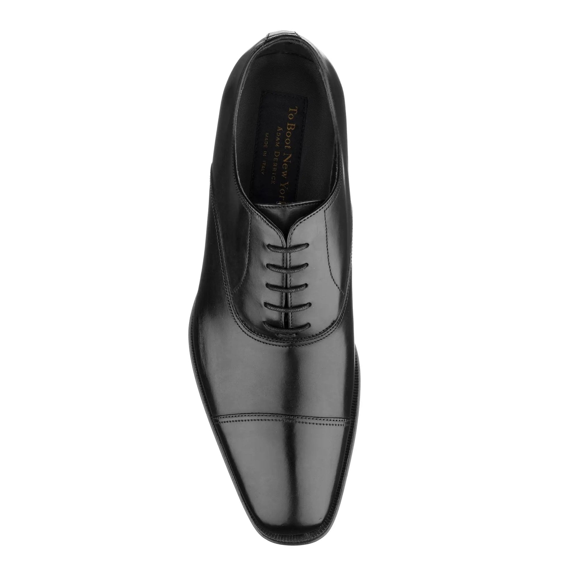 Aidan Black Calf Cap Toe Oxford - To Boot New York