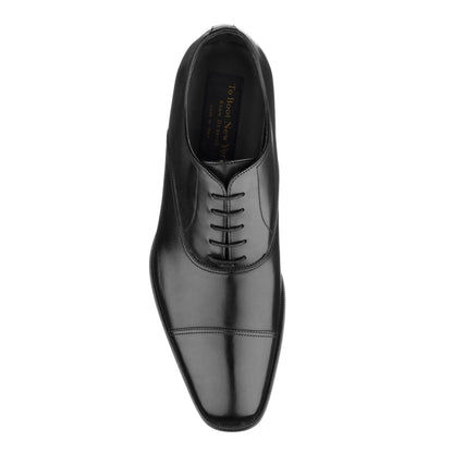 Aidan Black Calf Cap Toe Oxford - To Boot New York
