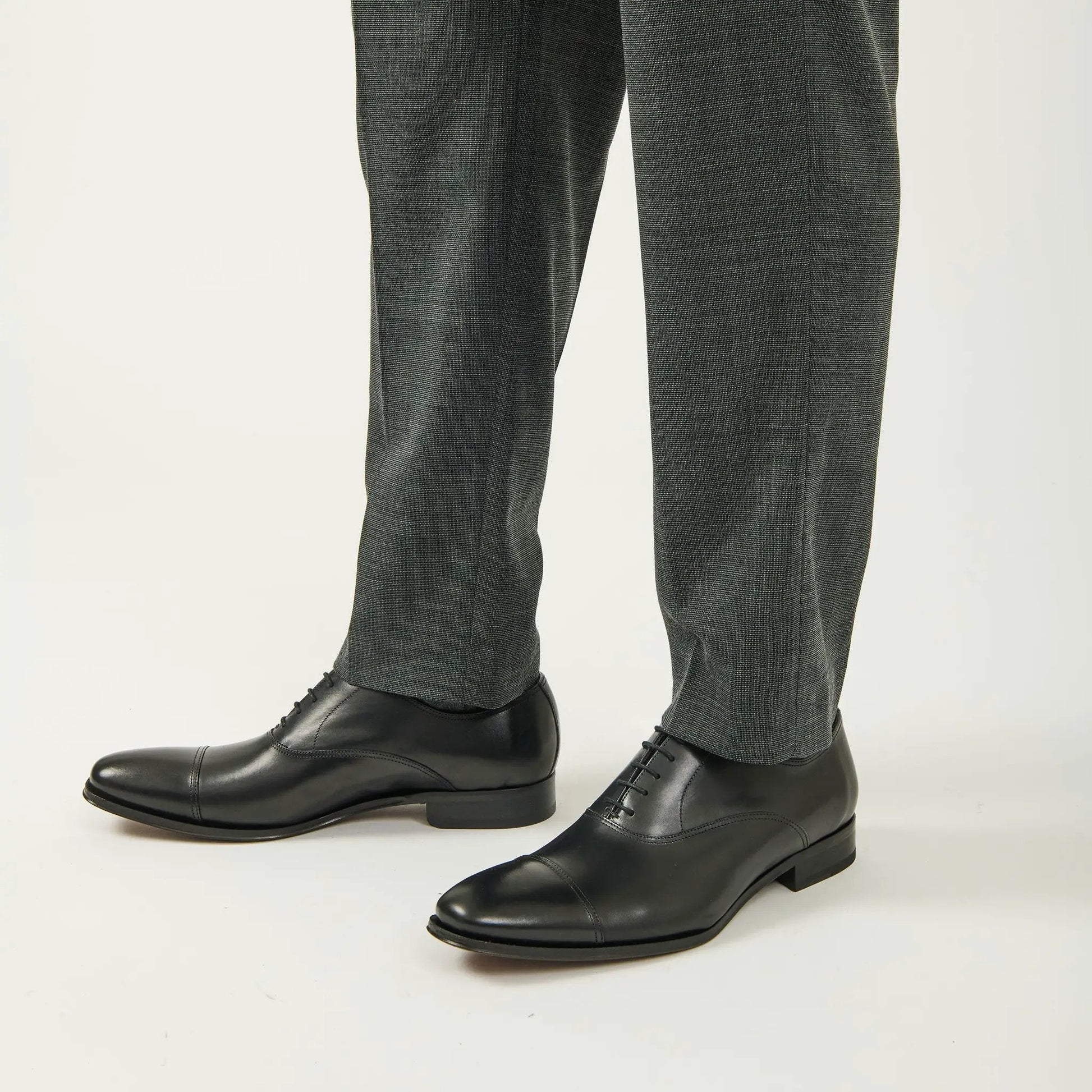 Aidan Black Calf Cap Toe Oxford - To Boot New York
