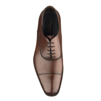 Aidan Burnished Brown Cap Toe Oxford - To Boot New York