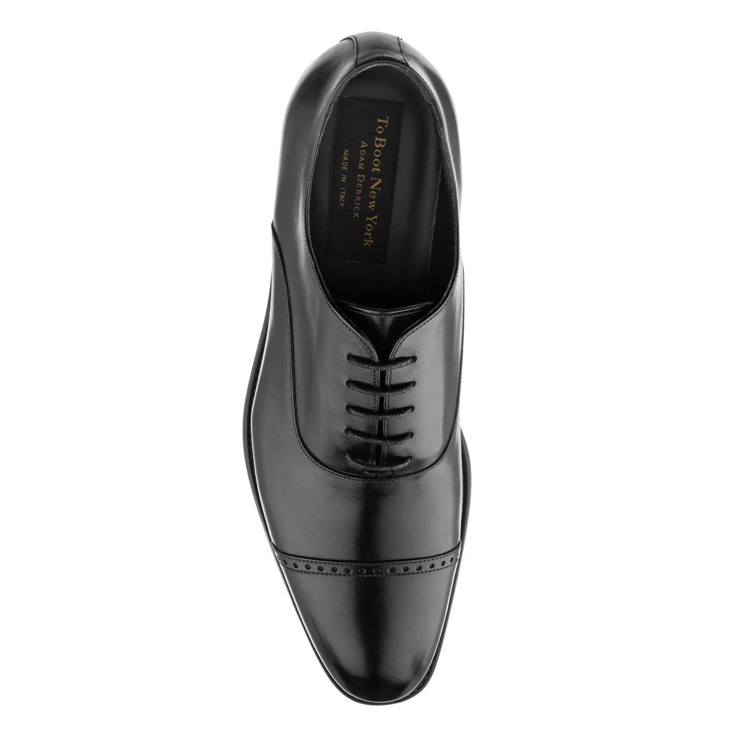 Alessio Black Cap Toe Balmoral Oxford - To Boot New York