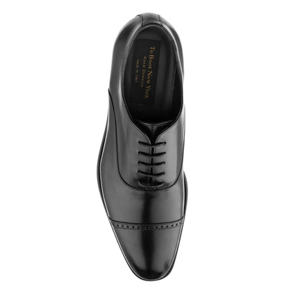 Alessio Black Cap Toe Balmoral Oxford - To Boot New York