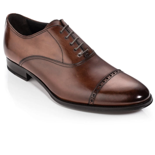 Anton Cognac Cap Toe Oxford - To Boot New York