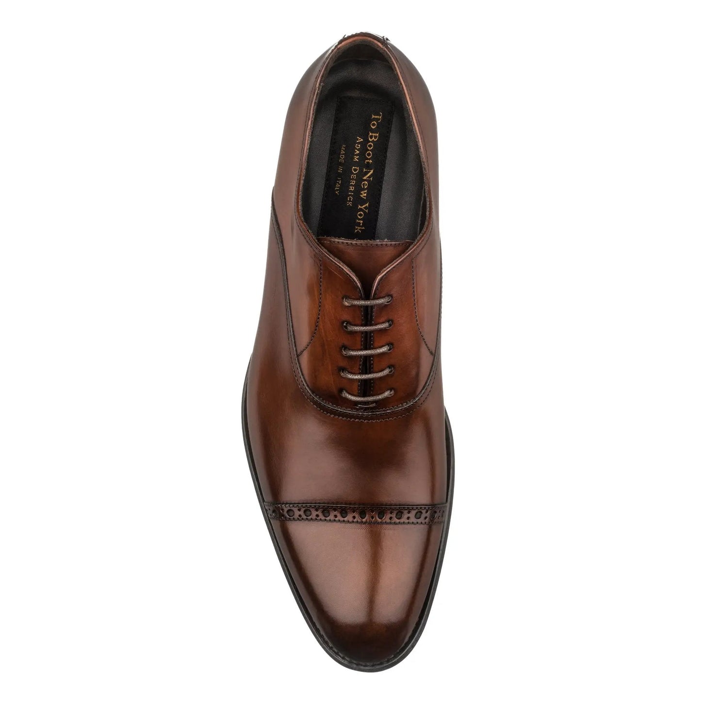 Anton Cognac Cap Toe Oxford - To Boot New York