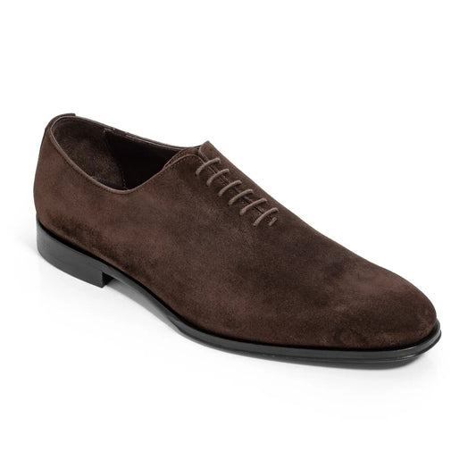 Chamberlain Brown Suede One-Piece Lace-Up Balmoral - To Boot New York